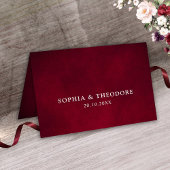 Burgundy Blush Geometric Wedding Platzkarte Tischnummer