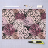 Burgundy Blush Pink Blume Seidenpapier (Handwerk)