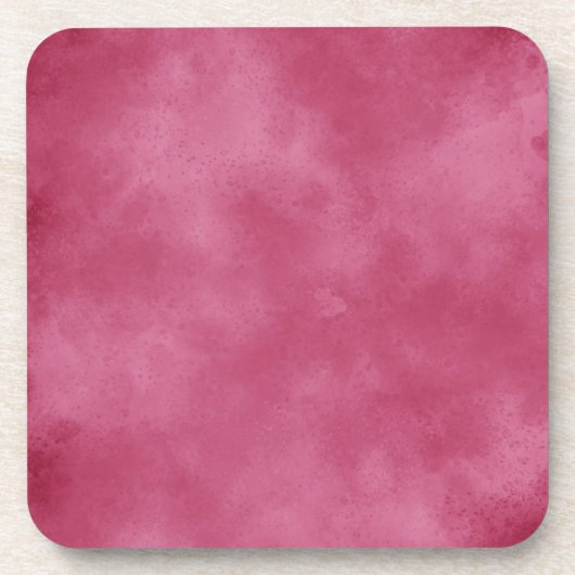 Burgundy Blush Plastic Getränkeuntersetzer (Vorderseite)