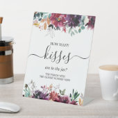 Burgundy Blush Wie viele Küsse sind im Jar Sockelschild (In SItu)