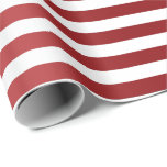 Burgundy Bordeaux Red Stripes Lines White Minimal Geschenkpapier<br><div class="desc">florenceK Design Minimalismus und Eleganz für viele Anlässe wie Geburtstagsfeier,  Abschluss,  Geburtstag,  Hochzeit etc.</div>