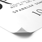 Burgundy Bouquet | Gelassen Liebe Sparkle Poster (Ecke)