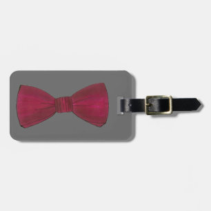Burgundy Bow Krawatte Menswear Formal Bowtie Fashi Gepäckanhänger