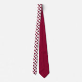 Burgundy Bow Krawatte Menswear Wedding Formal Prom (Rückseite)