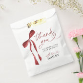 Burgundy Bow Sie bindet das Brautparty des Knotens Geschenktütchen (Versiegelt)