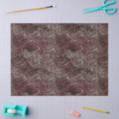 Burgundy Brown Leopard Print Seidenpapier (Basteln)