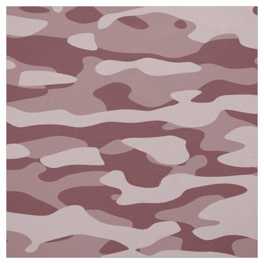 Burgundy Camouflage Fabric Stoff (Muster)