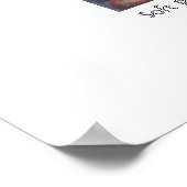 Burgundy Canal Print oder Poster (Ecke)