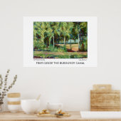 Burgundy Canal Print oder Poster (Küche)