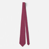 Burgundy Chemistry Beaker Krawatte (Vorderseite)
