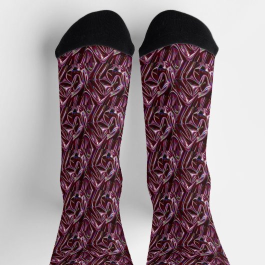 burgundy chrome socken (Oben)