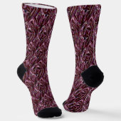 burgundy chrome socken (Gewinkelt)