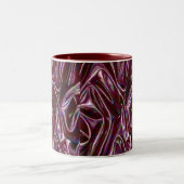 burgundy chrome zweifarbige tasse (Mittel)
