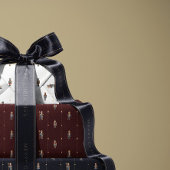 Burgundy classic nutcracker wrapping paper geschenkpapier