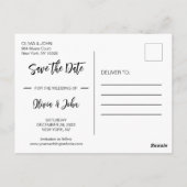 Burgundy Coupels Foto in Heart Frame Wedding Postkarte (Rückseite)