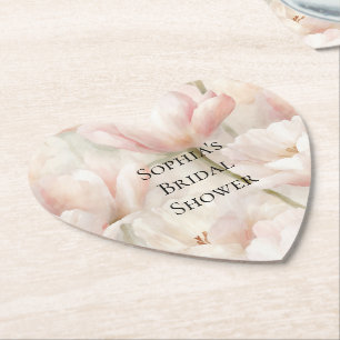 Burgundy Cream Lavender Floral Brautparty Untersetzer