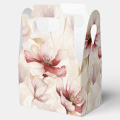 Burgundy Cream Spring Blumen Geschenkschachtel (Geöffnet)