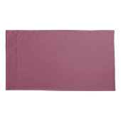 Burgundy Creme und dunkelbraun Kissenbezug (Rückseite-Links)