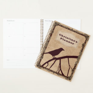 Burgundy Crow und benutzerdefinierter Text auf ant Planer