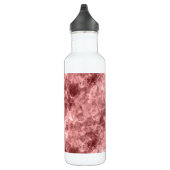 Burgundy Crumpled Textur Edelstahlflasche (Rechts)