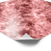 Burgundy Crumpled Textur Fotodruck (Ecke)