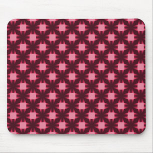Burgundy Daring Disks Mousepad