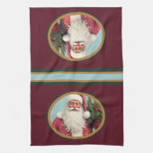 Burgundy dark green and gold geschirrtuch (Vertikal)