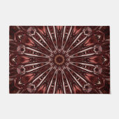 Burgundy Decorative Doormat Fußmatte (Vorderseite)