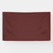 Burgundy Deep Red Custom Banner (Horizontal)