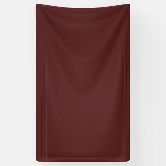 Burgundy Deep Red Custom Banner (Vertikal)