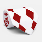 Burgundy Diamonds Krawatte (Gerollt)