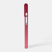 Burgundy Fade iPhone 16 Hülle (Linke Seite)