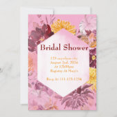 BURGUNDY FALL FOLIAGE BRIDAL SHOWER EINLADUNG (Vorderseite)