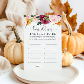 Burgundy Fall Wie alt war die Braut zu sein