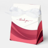 Burgundy Favor Boxes Geschenkschachtel (Vorderseite)