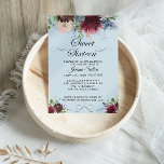 Burgundy Floral 16 . Geburtstag Geburtstagsparty Einladung<br><div class="desc">Diese bordeauxfarbene Blumenfeier 16 . Geburtstag lädt zum 16. Geburtstag ein. Das elegante Boho Design besticht durch die Aquarellmauer,  die Blume in Rosa und Rosa im Schatten mit kunstvoll gepflegten Details.</div>