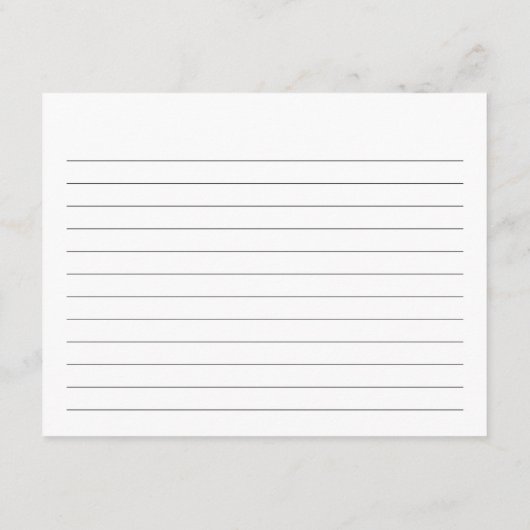 Burgundy Floral Brautparty Script Rezept Begleitkarte (Rückseite)