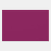 Burgundy Floral Lace Brautparty Geschenkpapier Set (Vorderseite 2)