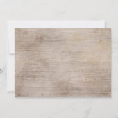 Burgundy Floral Mason Jar Brautparty Vielen Dank Dankeskarte (Rückseite)