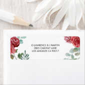 Burgundy Floral Rose Foliage Wedding (Insitu)