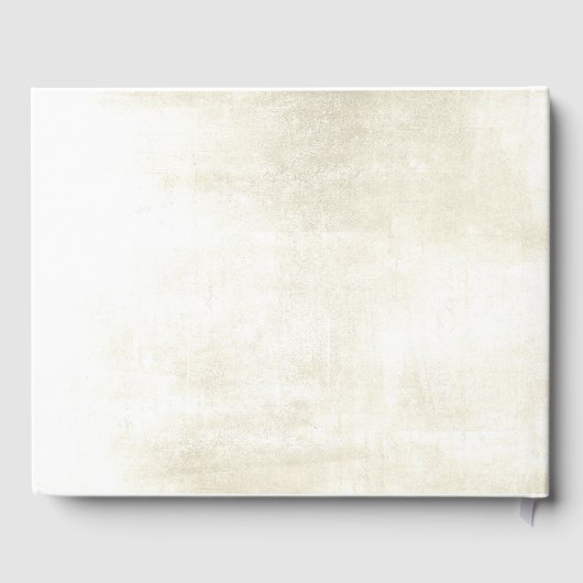 Burgundy Floral Rustic Wedding Gästebuch (Rückseite)