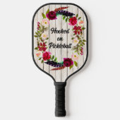 Burgundy Florals, Feathers, Wood 2 Paddle Pro (Vorderseite)