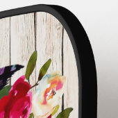 Burgundy Florals, Feathers, Wood 2 Paddle Pro (Linke Seite)