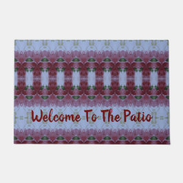 Burgundy Flows Fußmatte