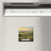 Burgundy France Travel Magnet (In Situ (Geschirrspüler))