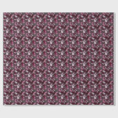 Burgundy Gemstones Geschenkpapier (Flach)