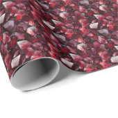 Burgundy Gemstones Geschenkpapier (Rolleneckpunkt)