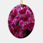 Burgundy Geranium Keramikornament (Rechts)