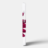 Burgundy Gerber Gerbera Daisy Personalisiert Case-Mate iPhone Hülle (Rückseite / Links)