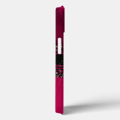 Burgundy Gerber Gerbera Daisy Personalisiert Case-Mate iPhone Hülle (Rückseite / Rechts)